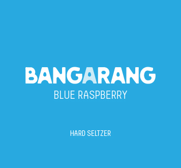 BANGARANG BLUE RASPBERRY HARD SELTZER