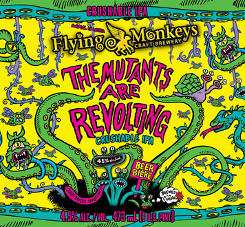 FLYING MONKEYS THE MUTANTS ARE REVOLTING CRUSHABLE IPA