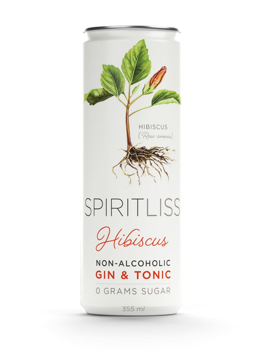 H2 Craft Spiritliss Hibiscus Non-Alcoholic Gin & Tonic