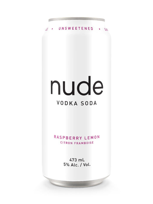 Nude Vodka Soda Raspberry Lemon